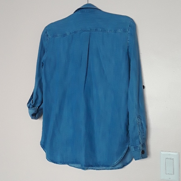 Zara Premium• chambray button down - Picture 3 of 5